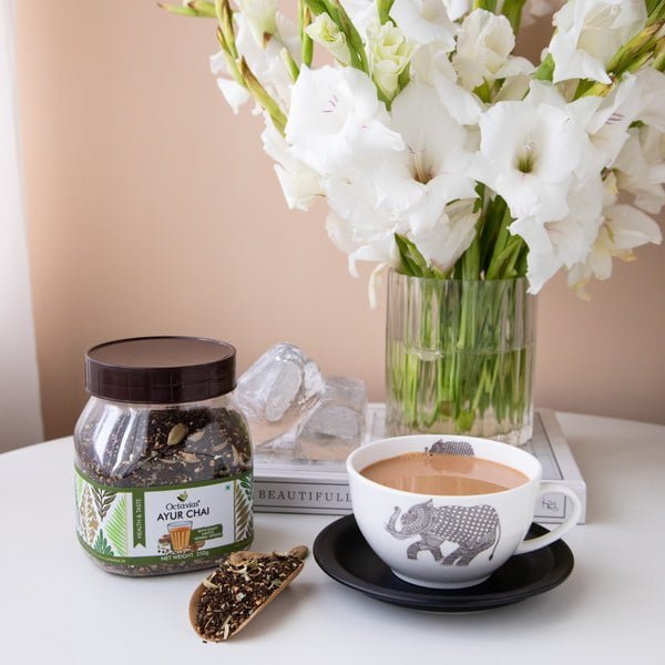 Octavius Ayur Chai (With Eight Exotic Herbal Spices) - 250 Gms Jar 1 Octavius Ayur Chai (With Eight Exotic Herbal Spices) - 250 Gms Jar