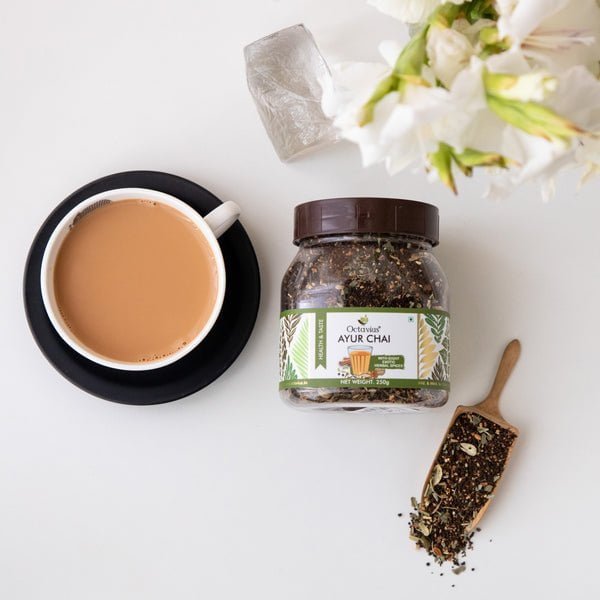 Octavius Ayur Chai (With Eight Exotic Herbal Spices) - 250 Gms Jar 6 Octavius Ayur Chai (With Eight Exotic Herbal Spices) - 250 Gms Jar