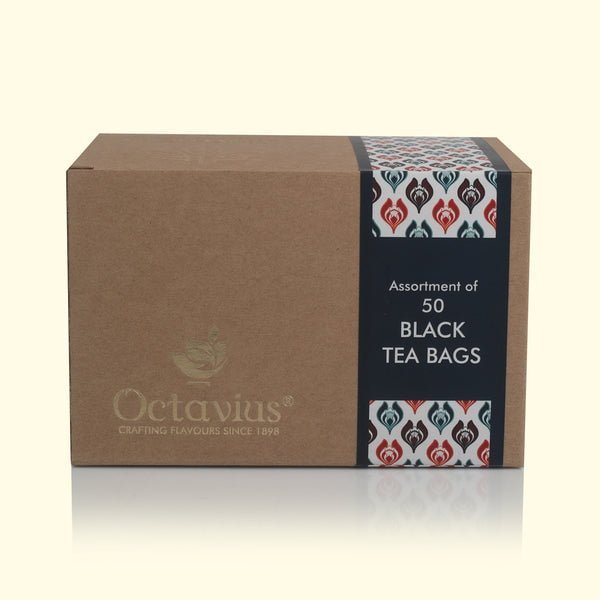 Octavius 3 Assorted Black Teas - 50 Teabags Economy Pack 4 Octavius 3 Assorted Black Teas - 50 Teabags Economy Pack