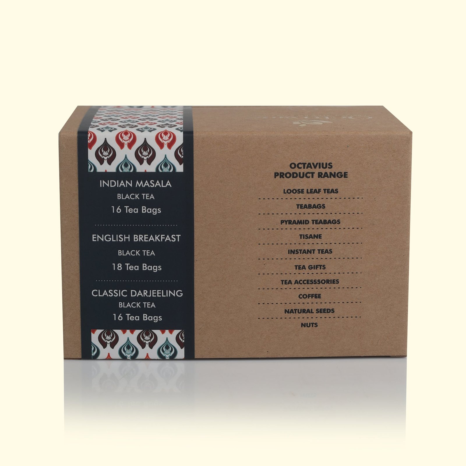 Octavius 3 Assorted Black Teas - 50 Teabags Economy Pack 5 Octavius 3 Assorted Black Teas - 50 Teabags Economy Pack