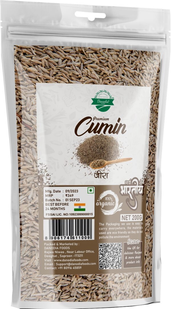 Organic Cumin Seeds (Jeera)